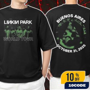 Linkin Park From Zero World Tour Buenos Aires Event Tee On October 31 2025 New Merchandise Argentina Unisex T-Shirt Merchandise