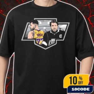 Los Angeles Lakers x LA Kings Collab NHL NBA December 6 2025 vs Chicago Blackhawks Co-branded Logo Merch Unisex T-Shirt