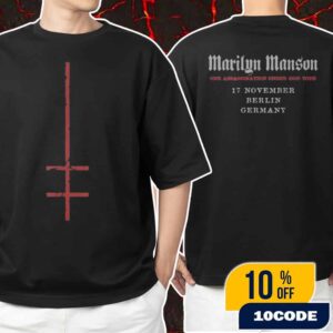 Marilyn Manson One Assassination Under God Tour 2025 Event Tee City Limited November 17 2025 At Berlin Germany Unisex T-Shirt Merchandise