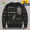 Knitted Holiday Pullover Prince x Bud Light Ugly Sweater Featuring Love Symbol Fair Isle Pattern Christmas Jumper