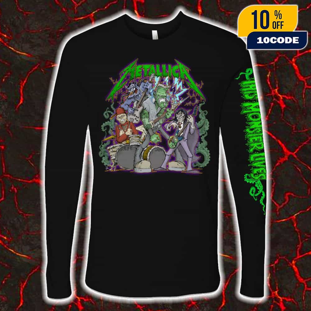 Metallica Happy Halloween 2025 This Monster Lives Artwork Poster Band Broken Out Of Squindo’s Lab Metalli-Monsters Merch Unisex Long Sleeve Shirt Metallica Happy Halloween 2025 This Monster Lives Artwork Poster Band Broken Out Of Squindo’s Lab Metalli-Monsters Merch Unisex Long Sleeve Shirt