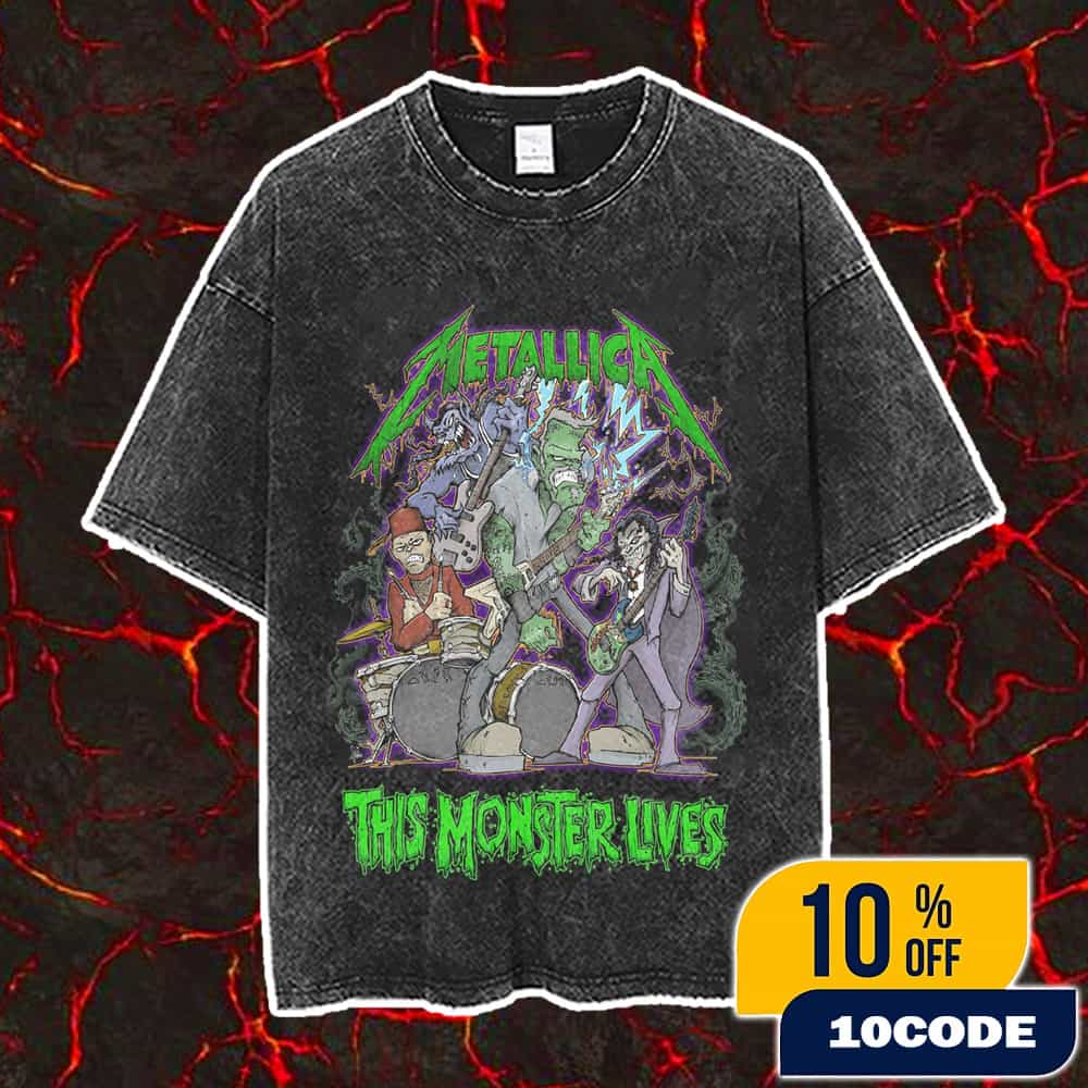 Metallica Happy Halloween 2025 This Monster Lives Artwork Poster Band Broken Out Of Squindo’s Lab Metalli-Monsters Vintage Washed Unisex T-Shirt Metallica Happy Halloween 2025 This Monster Lives Artwork Poster Band Broken Out Of Squindo’s Lab Metalli-Monsters Vintage Washed Unisex T-Shirt