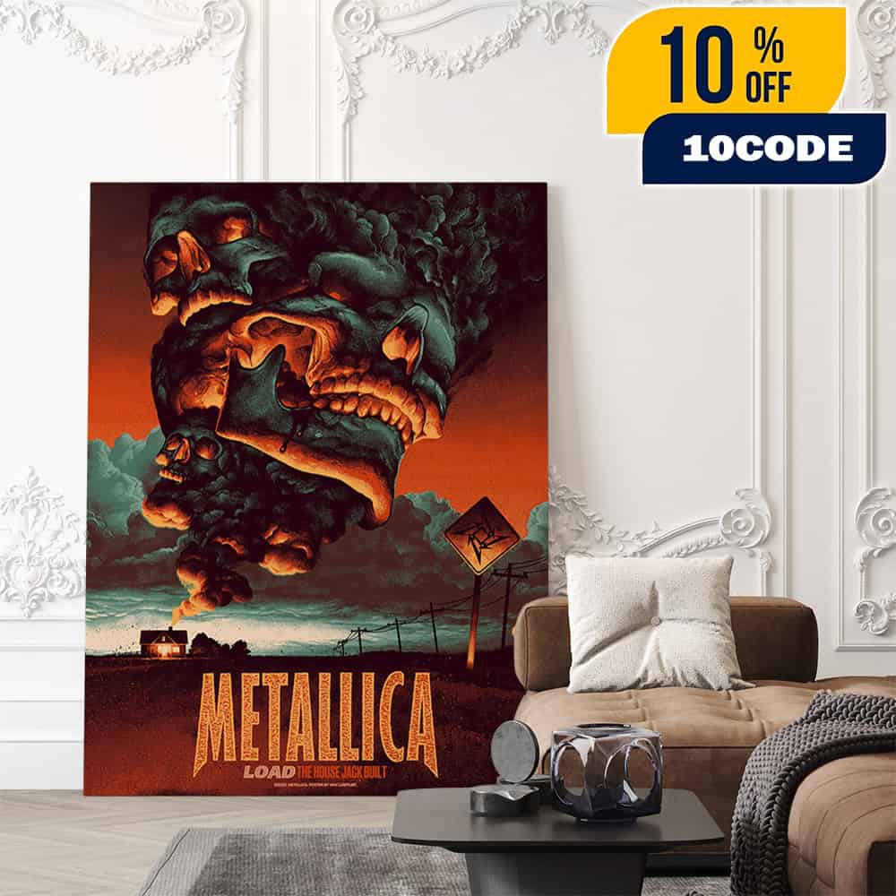 Metallica Limited Edition Collectible Load Album Poster Artwork Series By Max Loeffler The House Jack Built On November 4-5 2025 At The Met Store Probity UK Shop Poster Canvas Home Decor Metallica Limited Edition Collectible Load Album Poster Artwork Series By Max Loeffler The House Jack Built On November 4-5 2025 At The Met Store Probity UK Shop Poster Canvas Home Decor
