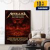 Metallica M72 Auckland World Tour On November 19 2025 At Eden Park New Zealand Poster Event Artwork Hell Fire Devil Volcanic Inferno Poster Canvas Home Decor