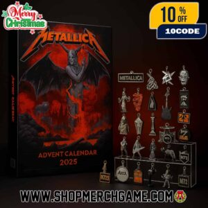 Metallica M72 Brisbane Exclusive Pop-Up Poster Event Artwork By Ken Taylor World Tour On November 12 2025 At Suncorp Stadium Australia Exclusive Christmas Gifts Set Ornament Advent Calendar