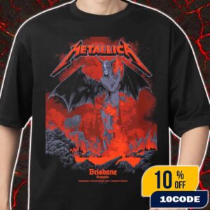 Metallica M72 Brisbane Exclusive Pop-Up Poster Event Artwork By Ken Taylor World Tour On November 12 2025 At Suncorp Stadium Australia Merch Unisex T-Shirt