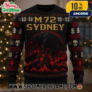 Metallica M72 Sydney Ugly Christmas Sweater Knitted Holiday Design With Skulls Christmas Trees November 15 2025 Accor Stadium Australia World Tour Unisex Pullover