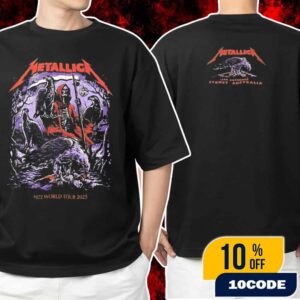 Metallica M72 Sydney World Tour Event Tee Artwork By Blair Sayer On November 15th 2025 At Accor Stadium Australia Unisex T-Shirt Merchandise