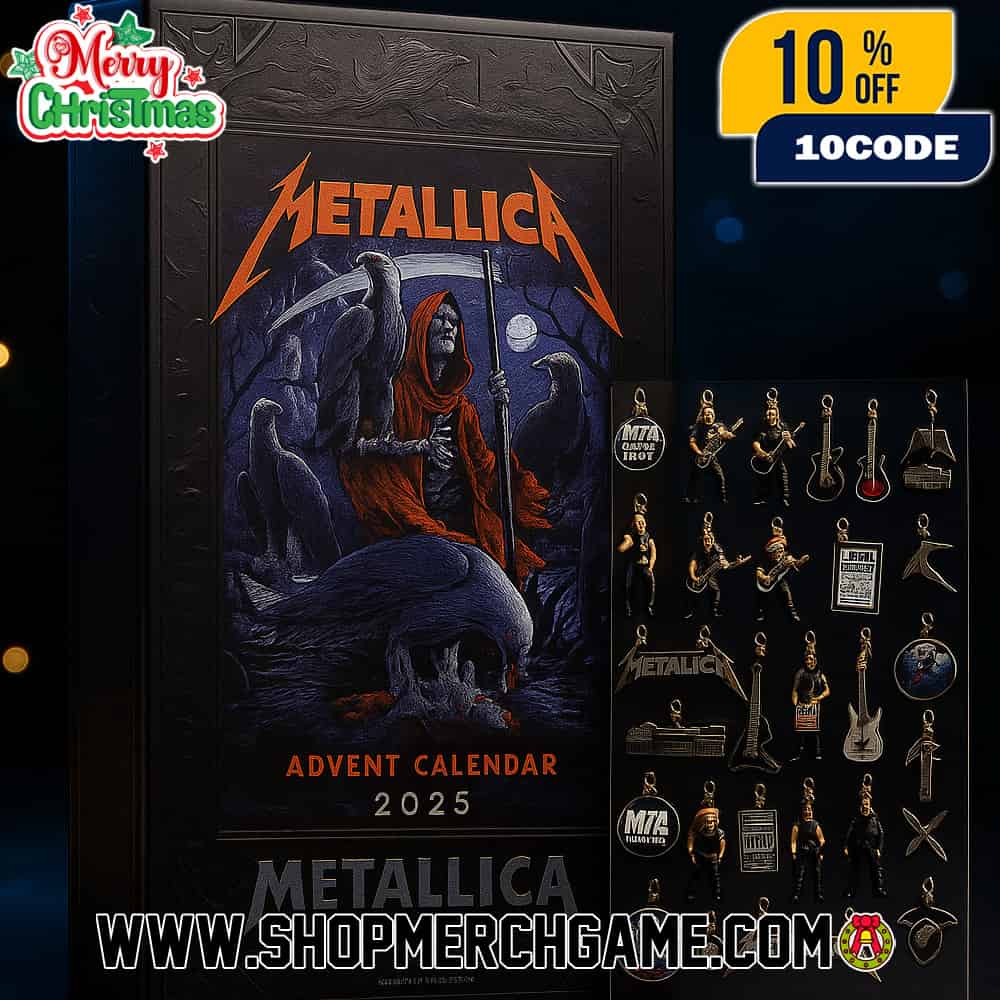 Metallica M72 Sydney World Tour Poster Event Artwork By Blair Sayer On November 15th 2025 At Accor Stadium Australia Set 24 Chamrs-Ornaments Advent Calendar Metallica M72 Sydney World Tour Poster Event Artwork By Blair Sayer On November 15th 2025 At Accor Stadium Australia Set 24 Chamrs-Ornaments Advent Calendar