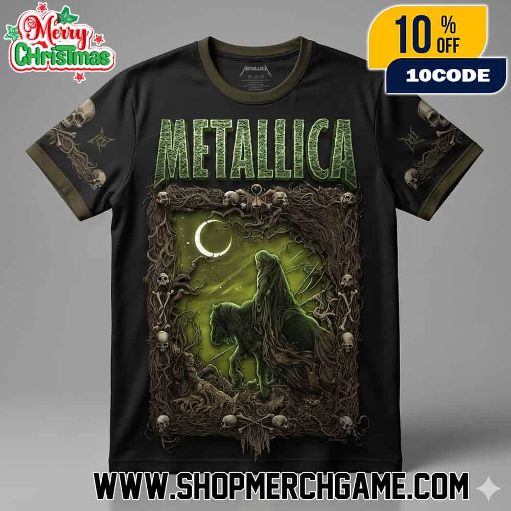 Metallica The Outlaw Torn Screen Printed Poster Limited Edition By Richey Beckett Numbered Merchandise Load Remastered Fifth Member Exclusive Black Box Collection 2025 3D Graphic T-Shirt Metallica The Outlaw Torn Screen Printed Poster Limited Edition By Richey Beckett Numbered Merchandise Load Remastered Fifth Member Exclusive Black Box Collection 2025 3D Graphic T-Shirt