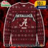 Texas Longhorns x NCAA Ugly Sweater Metallica Metal Band Burnt Orange Knit Holiday Pullover Christmas Graphic Apparel Unisex Texas Longhorns x NCAA Ugly Sweater Metallica Metal Band Burnt Orange Knit Holiday Pullover Christmas Graphic Apparel Unisex