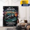 Metallica x Formula 1 Qatar Grand Prix M72 World Tour On November 30 2025 At Lusail International Circuit Doha Post-Race Concert Mercedes AMG Petronas F1 Car Poster Canvas