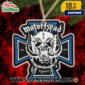 Motorhead Christmas Ornament Warpig Snaggletooth Skull England 1975 Heavy Metal Holiday Collectible
