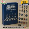 New Orleans Saints 2025 Advent Calendar Ornament Set 24 Day Holiday Countdown NFL Football Who Dat Collectible Decorations With Player Figurines And Team Logo Charms