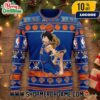 Memphis Grizzlies x One Piece Monkey D Luffy Ugly Christmas Sweater NBA Official Holiday Knitted Pullover Festive Navy Blue Gold Straw Hat Pirate Jolly Roger Skull Anchor Basketball Pattern