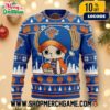 Memphis Grizzlies x One Piece Tony Tony Chopper Ugly Christmas Sweater NBA Official Holiday Knitted Pullover Festive Navy Blue Gold Light Blue Bear Paw Print Basketball Pattern Anime Memphis Grizzlies x One Piece Tony Tony Chopper Ugly Christmas Sweater NBA Official Holiday Knitted Pullover Festive Navy Blue Gold Light Blue Bear Paw Print Basketball Pattern Anime