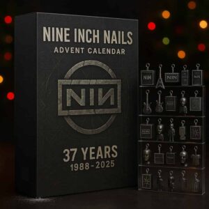 Nine Inch Nails Advent Calendar 37 Years 1988-2025 Ornament Set Band Logo NIN Guitar Holiday Countdown Industrial Collectible Gift