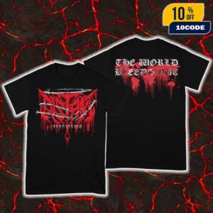 Official New Distant Merch Desolation The World Bleeds Out Unisex Two Sides T-Shirt