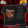 Official Sabaton The Legendary Tour Pop-Up Stores City Event Tee Exclusive December 6 2025 At Nottingham UK Two Sides T-Shirt Official Sabaton The Legendary Tour Pop-Up Stores City Event Tee Exclusive December 6 2025 At Nottingham UK Two Sides T-Shirt