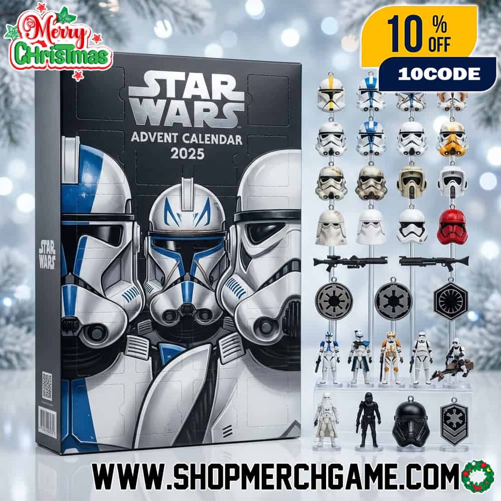 Official Star Wars Advent Calendar 2025 Holiday Countdown Featuring Collectible Clone Trooper And Stormtrooper Helmet Ornaments With Miniature Figures 24 Day Surprise Box Official Star Wars Advent Calendar 2025 Holiday Countdown Featuring Collectible Clone Trooper And Stormtrooper Helmet Ornaments With Miniature Figures 24 Day Surprise Box