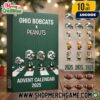 North Carolina Tar Heels x Peanuts Advent Calendar 2025 Ornament Football Collectible Gift Box NCAA Countdown Mascot Limited Edition