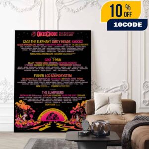 Okeechobee Music And Arts Festival March 19-22 2026 Sunshine Grove Florida Poster Event Lineup Wall Art Poster Canvas Home Decor