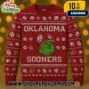 NCAA Alabama Crimson Tide x Grinch Ugly Christmas Sweater Red Black Knit Pullover With Football Helmet Elephants Snowflakes Fair Isle Pattern College Sports Holiday Winter Jumper NCAA Alabama Crimson Tide x Grinch Ugly Christmas Sweater Red Black Knit Pullover With Football Helmet Elephants Snowflakes Fair Isle Pattern College Sports Holiday Winter Jumper