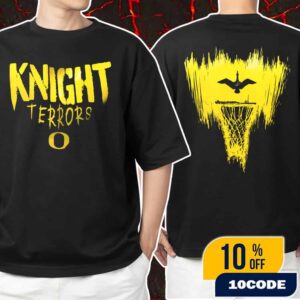 Oregon Ducks Knight Terrors Basketball NCAA Season 2025-2026 Matthew Knight Arena Nike Warm Up Tee Unisex T-Shirt Merchandise