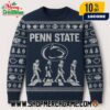 Mississippi State Bulldogs NCAA Abbey Road Parody Holiday Knitted Sweater With Football Helmets Maroon And White Ugly Christmas Sweater For SEC Fans Mississippi State Bulldogs NCAA Abbey Road Parody Holiday Knitted Sweater With Football Helmets Maroon And White Ugly Christmas Sweater For SEC Fans