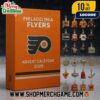 Pittsburgh Penguins 58th Anniversary 2025 Advent Calendar 24 Days Christmas Countdown Ornament Charm Collection NHL Hockey Black Gold And White Holiday Collectible Gift Set