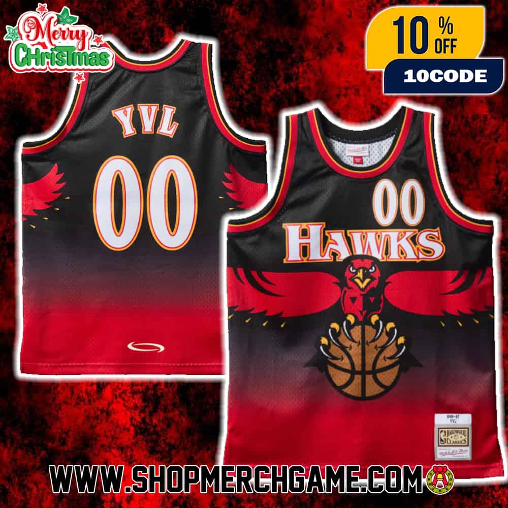 Playboi Carti x NBA x Mitchell And Ness 00YVL Jersey Collab Atlanta Hawks 1996 Basket Ball Shirt Playboi Carti x NBA x Mitchell And Ness 00YVL Jersey Collab Atlanta Hawks 1996 Basket Ball Shirt