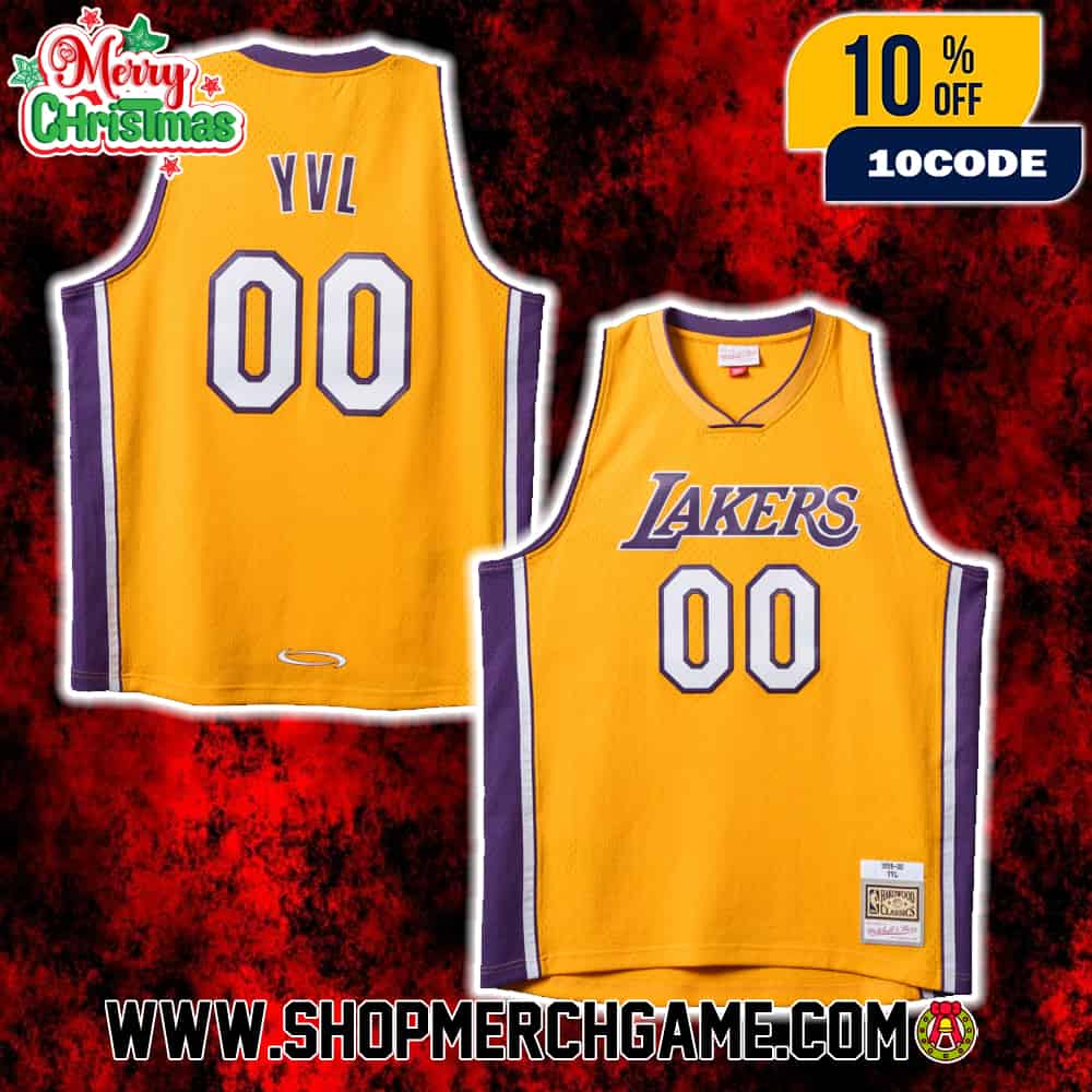Playboi Carti x NBA x Mitchell And Ness 00YVL Jersey Collab Los Angeles Lakers 1999 Basket Ball Shirt Playboi Carti x NBA x Mitchell And Ness 00YVL Jersey Collab Los Angeles Lakers 1999 Basket Ball Shirt