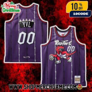 Playboi Carti x NBA x Mitchell And Ness 00YVL Jersey Collab Toronto Raptors 1998 Basket Ball Jerysey Shirt