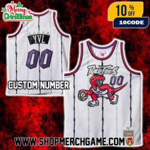 Playboi Carti x NBA x Mitchell And Ness 00YVL Jersey Collab Toronto Raptors 1998 Basket Ball Shirt