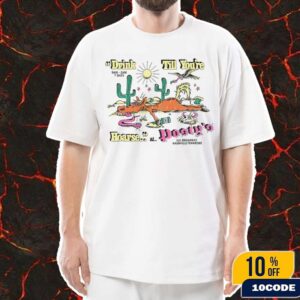 Post Malone DRINK TILL YOU’RE HOARSE POSTY’S T-SHIRT Merchandies Unisex Tee
