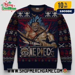 Rocks D Xebec The Most Powerful Pirate One Piece Chapter 1165 God Valley Final Battle Ugly Christmas Sweater Knitted Holiday Gift For Anime Manga Fans Unisex