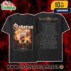 Sabaton The Legendary Tour 2025 Pop-up Store Event Tee On November 28 2025 At Paris France Legends Of Paris Tour Dates Backprint Unisex T-Shirt Sabaton The Legendary Tour 2025 Pop-up Store Event Tee On November 28 2025 At Paris France Legends Of Paris Tour Dates Backprint Unisex T-Shirt