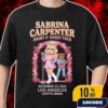 Sabrina Carpenter Short N’ Sweet Tour Los Angeles November 23 2025 Crypto Arena Concert Poster Miss Piggy Cosplay And Bobo The Bear Cherry Ribbon Merch Unisex T-Shirt