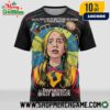 Hannah Bahng The Misunderstood World Tour Poster Auditorio BB Ciudad De Mexico November 28 2025 Psychedelic Pop Art Concert Event Limited Edition Print 3D T-Shirt