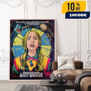Stranger Things 5 Poster Chapter Two The Vanishing of Holly Wheeler Retro Art Netflix By Butcher Billy Poster Canvas