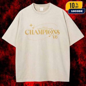 T1 League Of Legends Team 2025 World Champions LOL Championship V6 Logo Washed T-Shirt