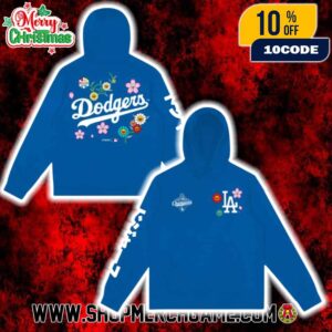 Takashi Murakami x LA Dodgers MLB World Series Champions 2025 x Fanatics x Complex Logo Artwork Unisex Hoodie