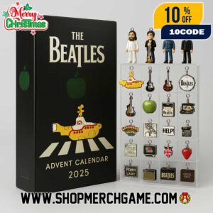 The Beatles Yellow Submarine Advent Calendar 2025 Collectible Ornament Keychains Set