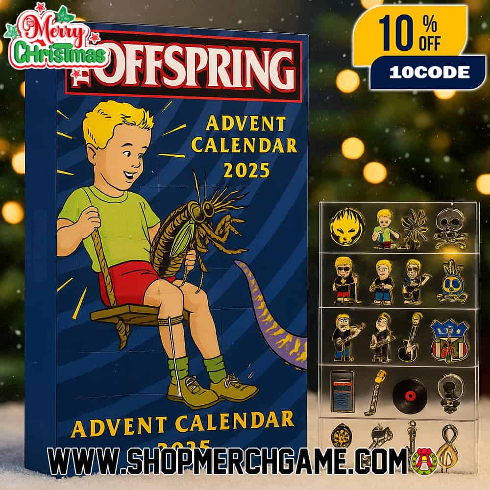The Offspring Advent Calendar 2025 Americana 24-Door Ornament Gift Set Punk Rock Band Merch Collectible Christmas Countdown The Offspring Advent Calendar 2025 Americana 24-Door Ornament Gift Set Punk Rock Band Merch Collectible Christmas Countdown