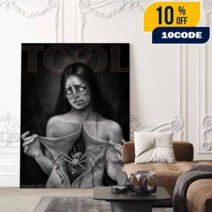 Tool Adelaide November 28 2025 Concert Poster Dark Gothic Horror Art Spider Woman Progressive Metal Event Artwork Adelaide Entertainment Centre​ Poster Canvas