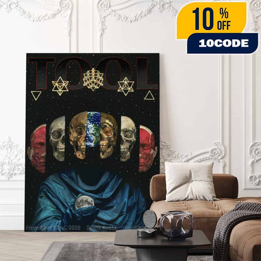 Tool November 22nd 2025 Poster Spark Arena Auckland New Zealand Concert Art MIKGM Design Sacred Geometry Skull Moon Limited Edition Progressive Metal Print Poster Canvas Home Decor Tool November 22nd 2025 Poster Spark Arena Auckland New Zealand Concert Art MIKGM Design Sacred Geometry Skull Moon Limited Edition Progressive Metal Print Poster Canvas Home Decor