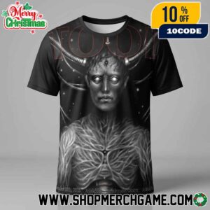 Tool November 29th 2025 Adelaide Entertainment Centre Concert Poster Dark Horror Art Skeletal Anatomy Progressive Metal Event Artwork 3D T-Shirt