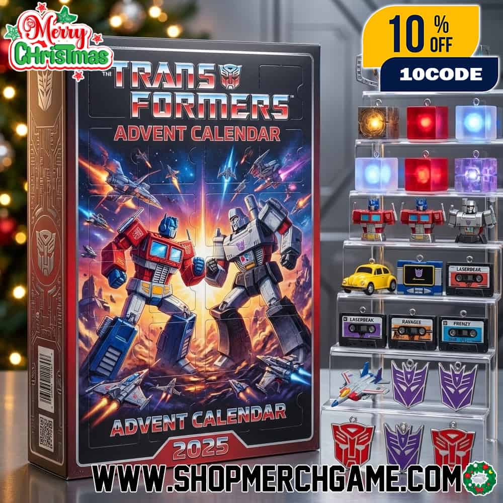Transformers Advent Calendar 2025 Retro G1 Edition With Collectible Ornaments And Mini Figures Optimus Prime Vs Megatron Transformers Advent Calendar 2025 Retro G1 Edition With Collectible Ornaments And Mini Figures Optimus Prime Vs Megatron
