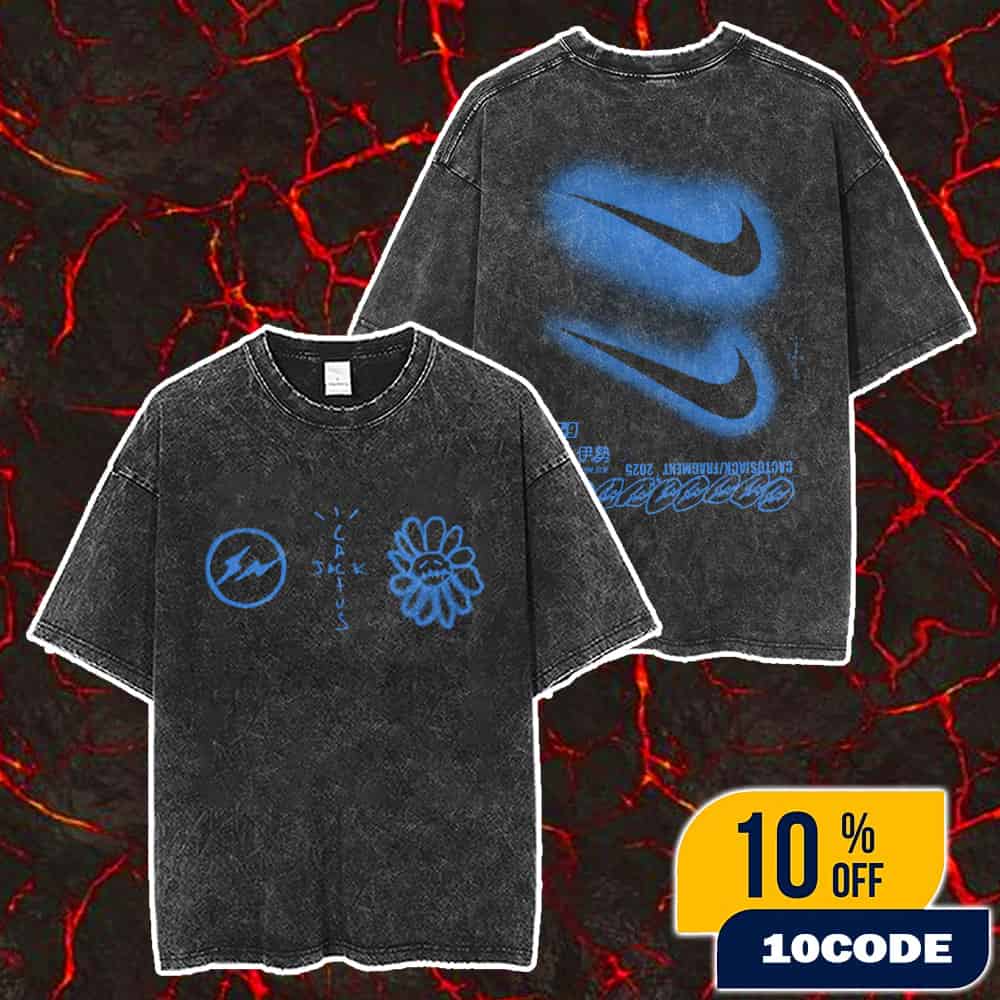 Travis Scott Cactus Jack World Tour Taking Over At Tokyo Exclusive Collab With Hiroshi Fujiwara x Takashi Murakami On November 7-9 2025 Nike Logo Artwork Merch Unisex Washed T-Shirt Travis Scott Cactus Jack World Tour Taking Over At Tokyo Exclusive Collab With Hiroshi Fujiwara x Takashi Murakami On November 7-9 2025 Nike Logo Artwork Merch Unisex Washed T-Shirt