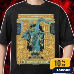 Trey Anastasio Band Landmark Theatre Syracuse New York November 25 2025 Concert Poster By Sadie May Sart And Design Peacock Baroque Gold Frame Tour Artwork Collectible Merch Unisex T-Shirt